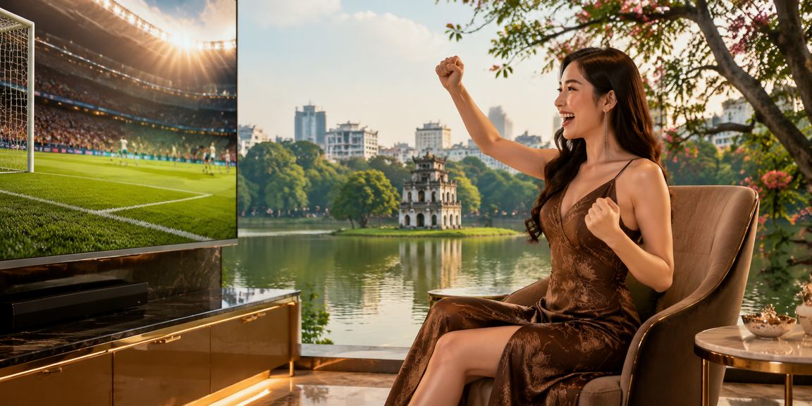 Người dùng tại Hà Nội nạp tiền và nhận bonus khi uống cà phê sáng với điện thoại